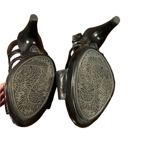 Söfft black metallic heels - Picture 4 of 5